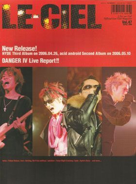 L'Arc～en～Ciel(ラルク)  ファンクラブ会報 LE-CIEL vol.47