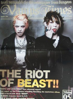 VAMPS(HYDE) ファンクラブ会報 Vamps Times vol.005