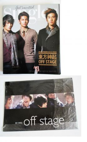東方神起(TOHOSHINKI) 関連書籍 月刊 Singles 2009年1月号（off stage付録)