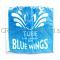 TUBE(チューブ) LIVE AROUND 2021 BLUE WINGS ハンドタオル ブルー